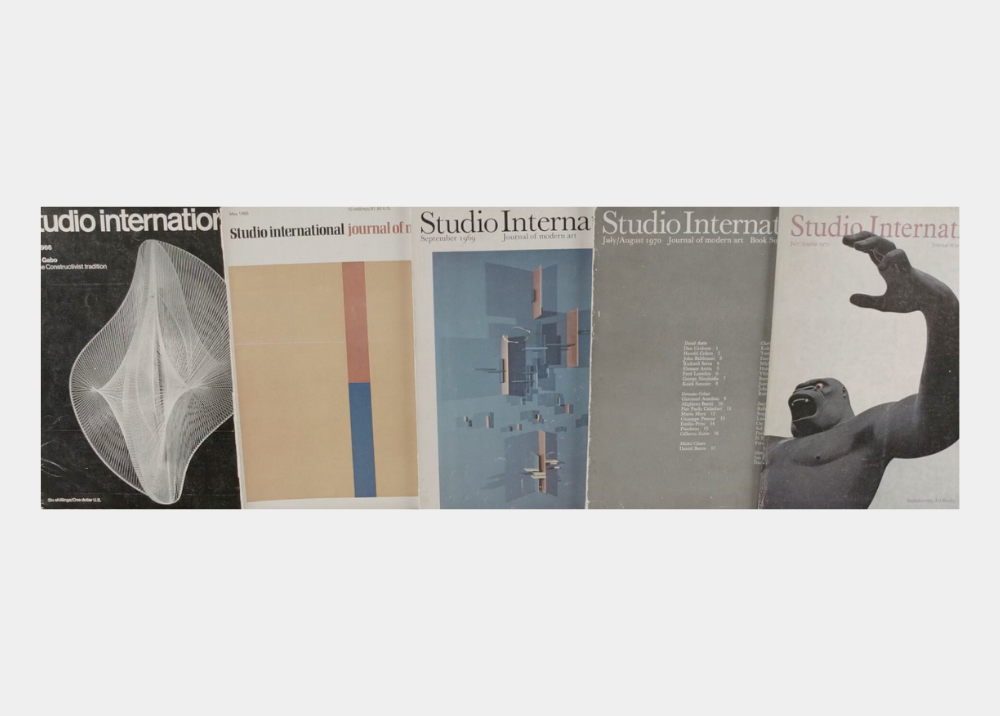 FIVE ISSUES OF STUDIO INTERNATIONAL