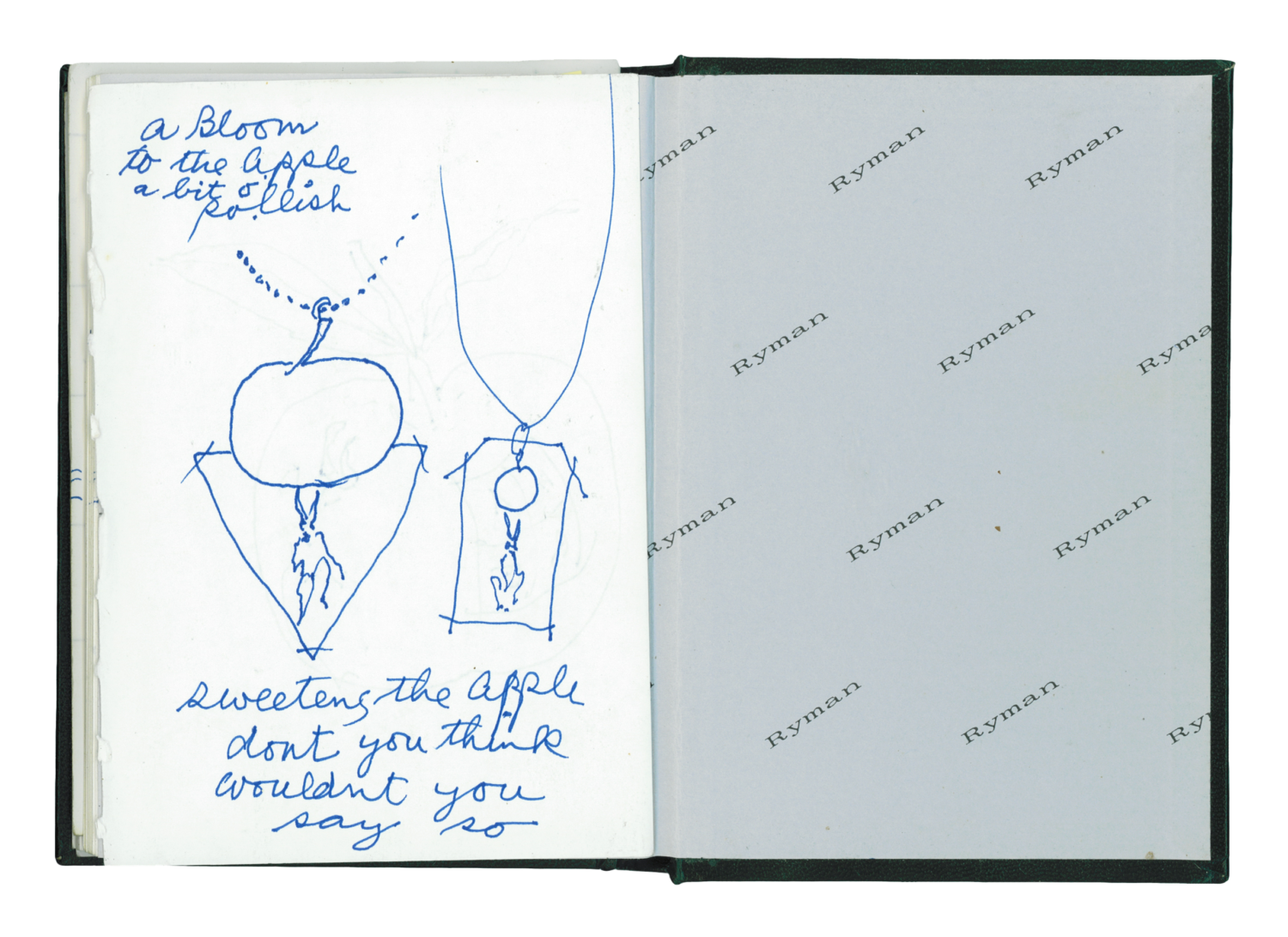 Sketch and notebook (July – September 1995)