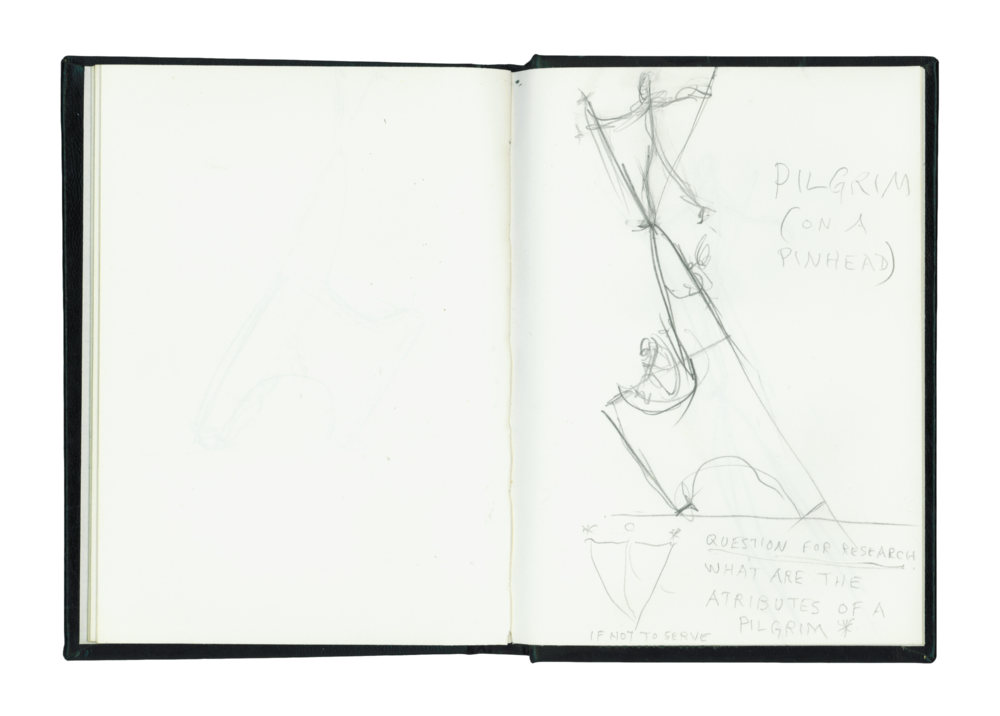 Sketch and notebook (c. 1984)