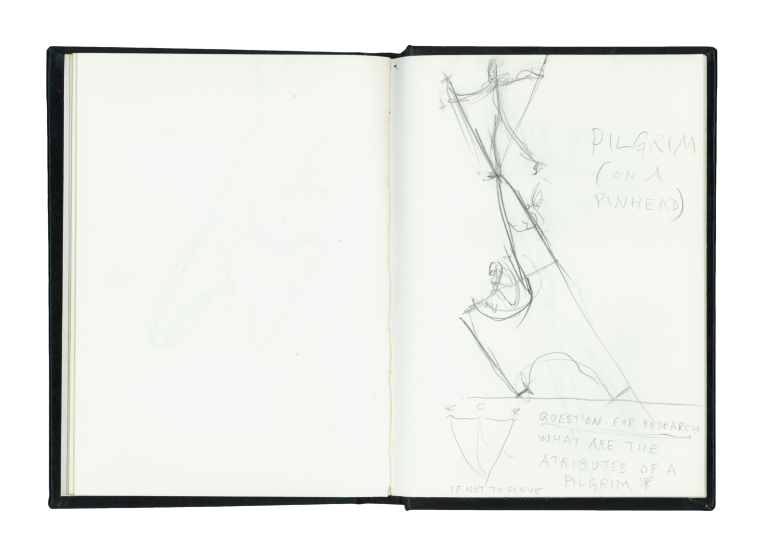 Sketch and notebook (c. 1984)