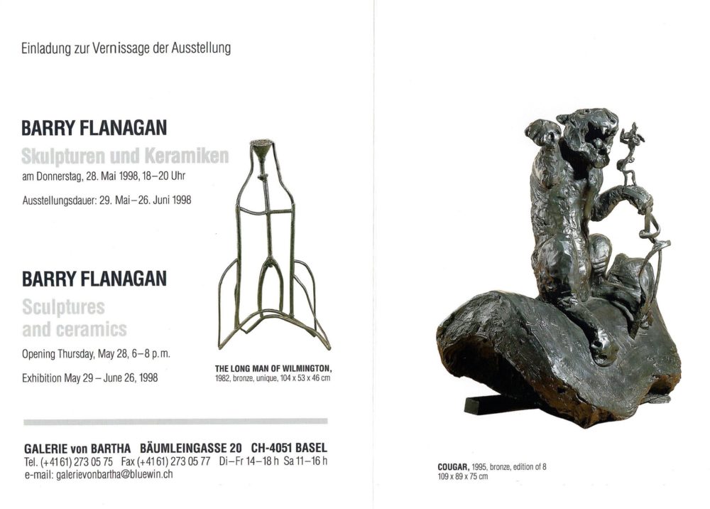 Barry Flanagan: Sculptures and Ceramics