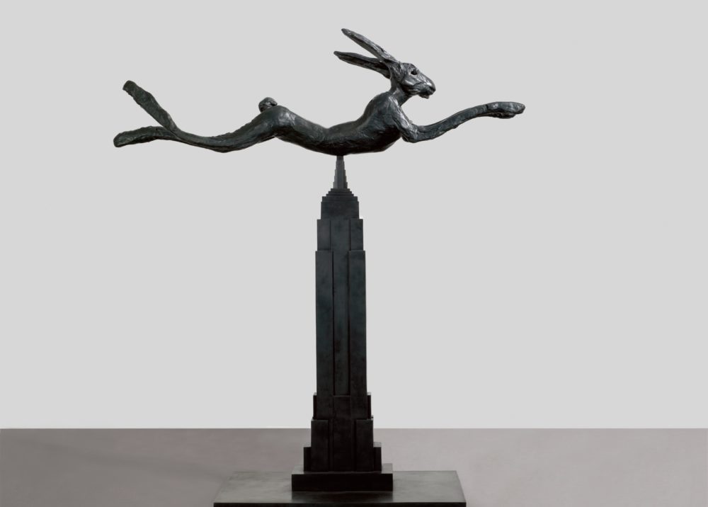 Six Foot Leaping Hare on Empire State