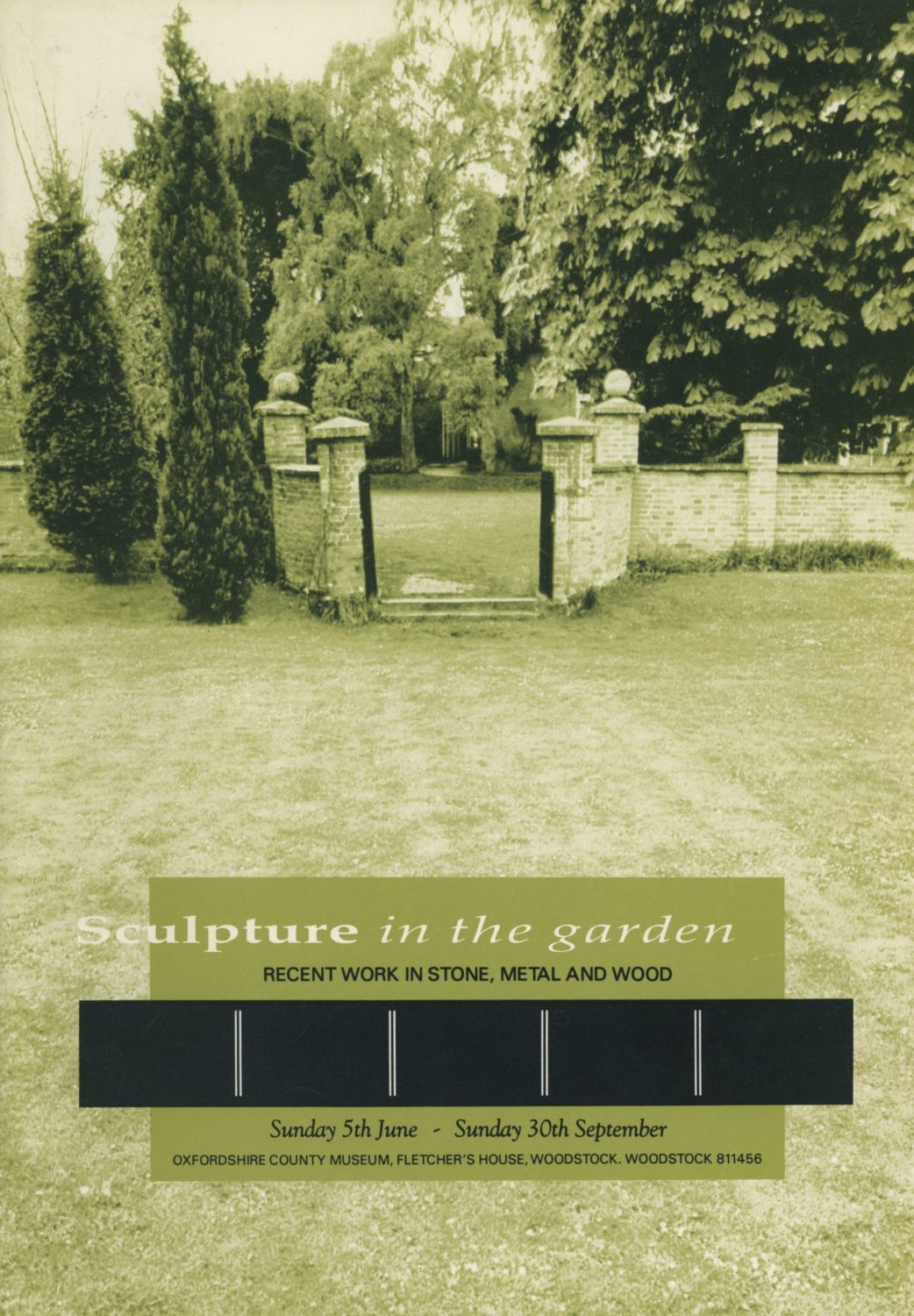 ‘Sculpture in the Garden’, Oxfordshire County Museum, Oxford, UK (1983)