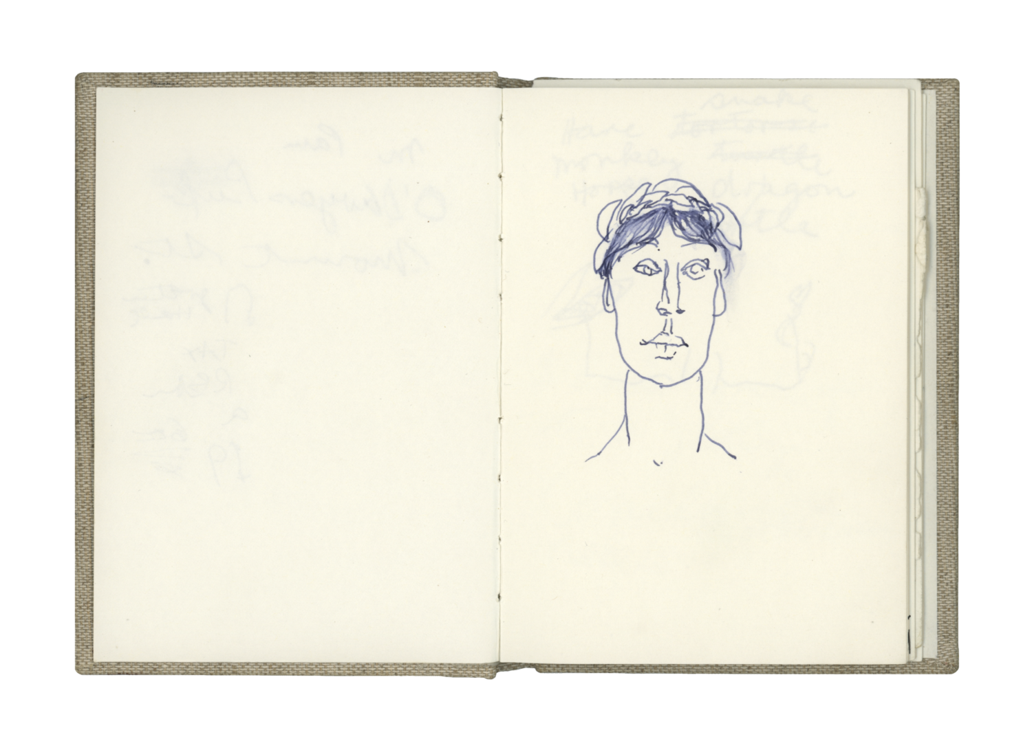 Sketch and notebook (August – October 1996)