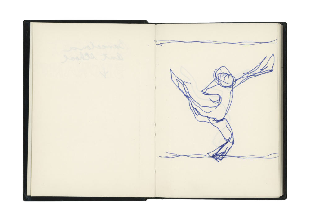 Sketch and notebook (c. 1990)