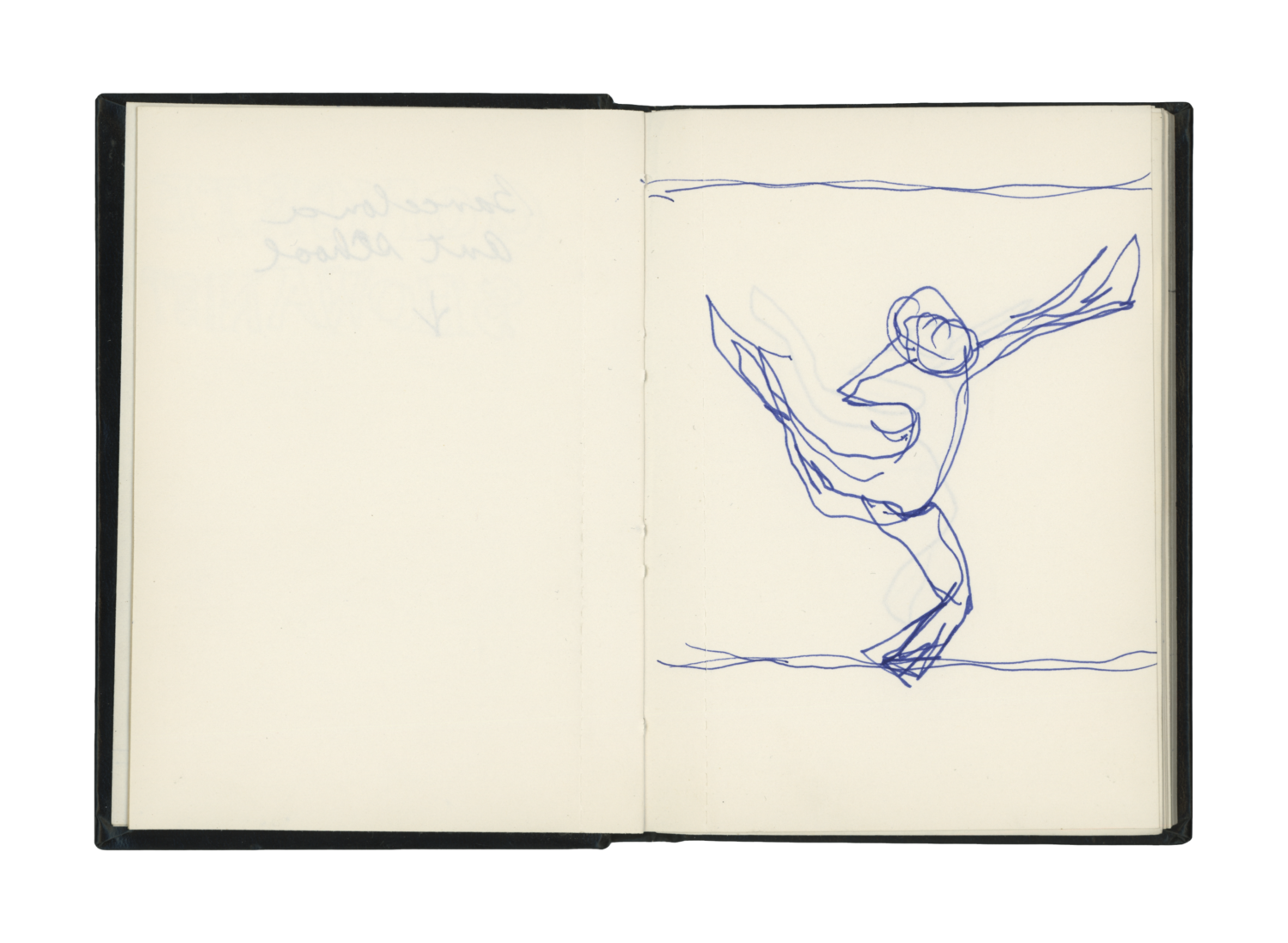 Sketch and notebook (c. 1990)