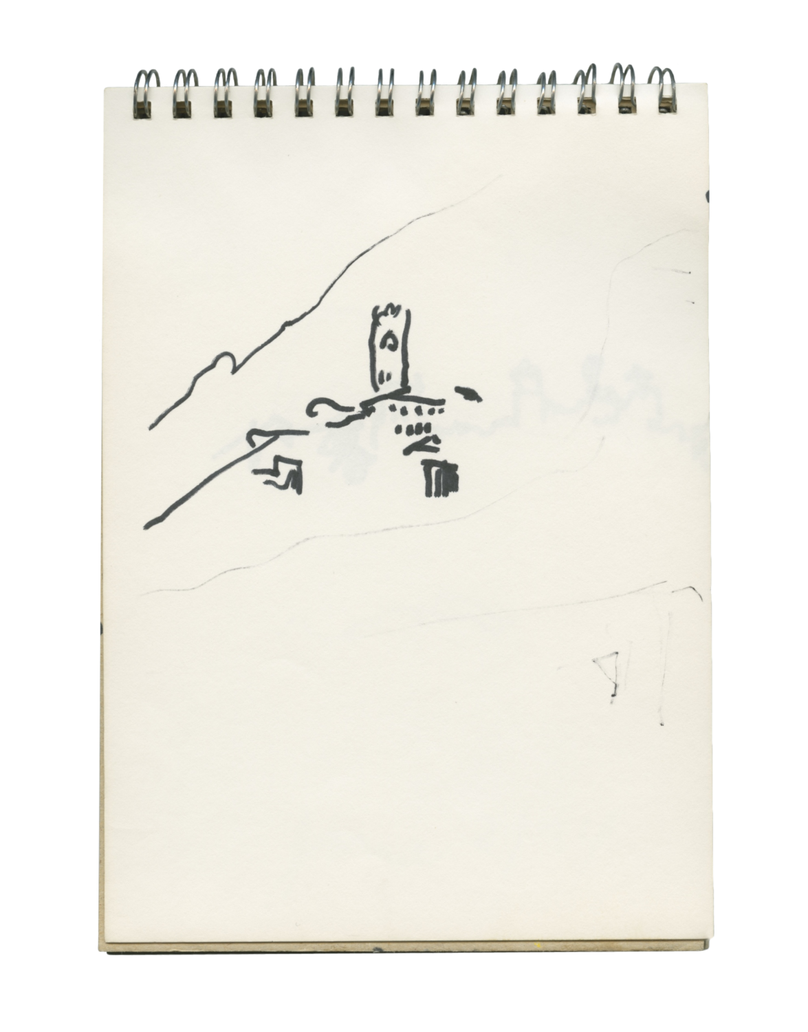 Sketch and notebook (June 1974)
