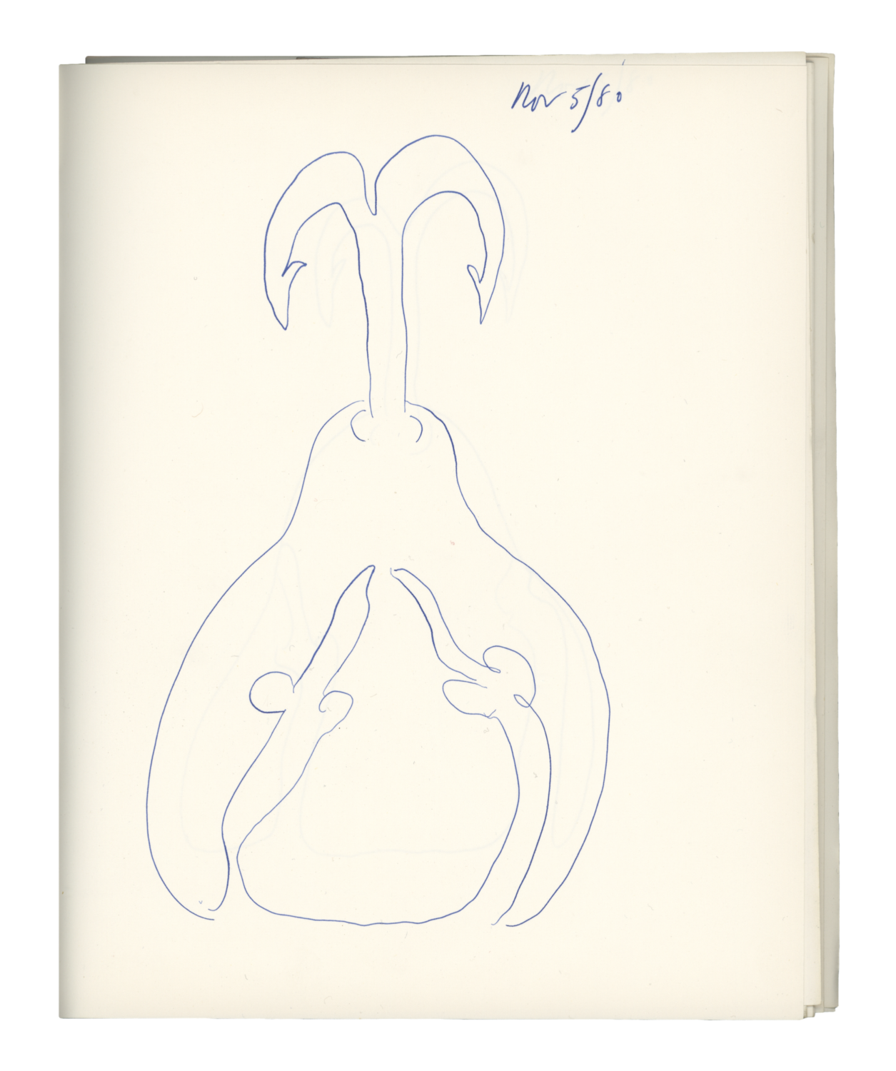Sketch and notebook (November – December 1980)