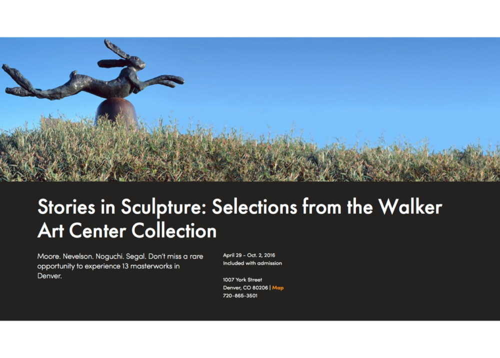 Stories in Sculpture: Selections from the Walker Art Center Collection