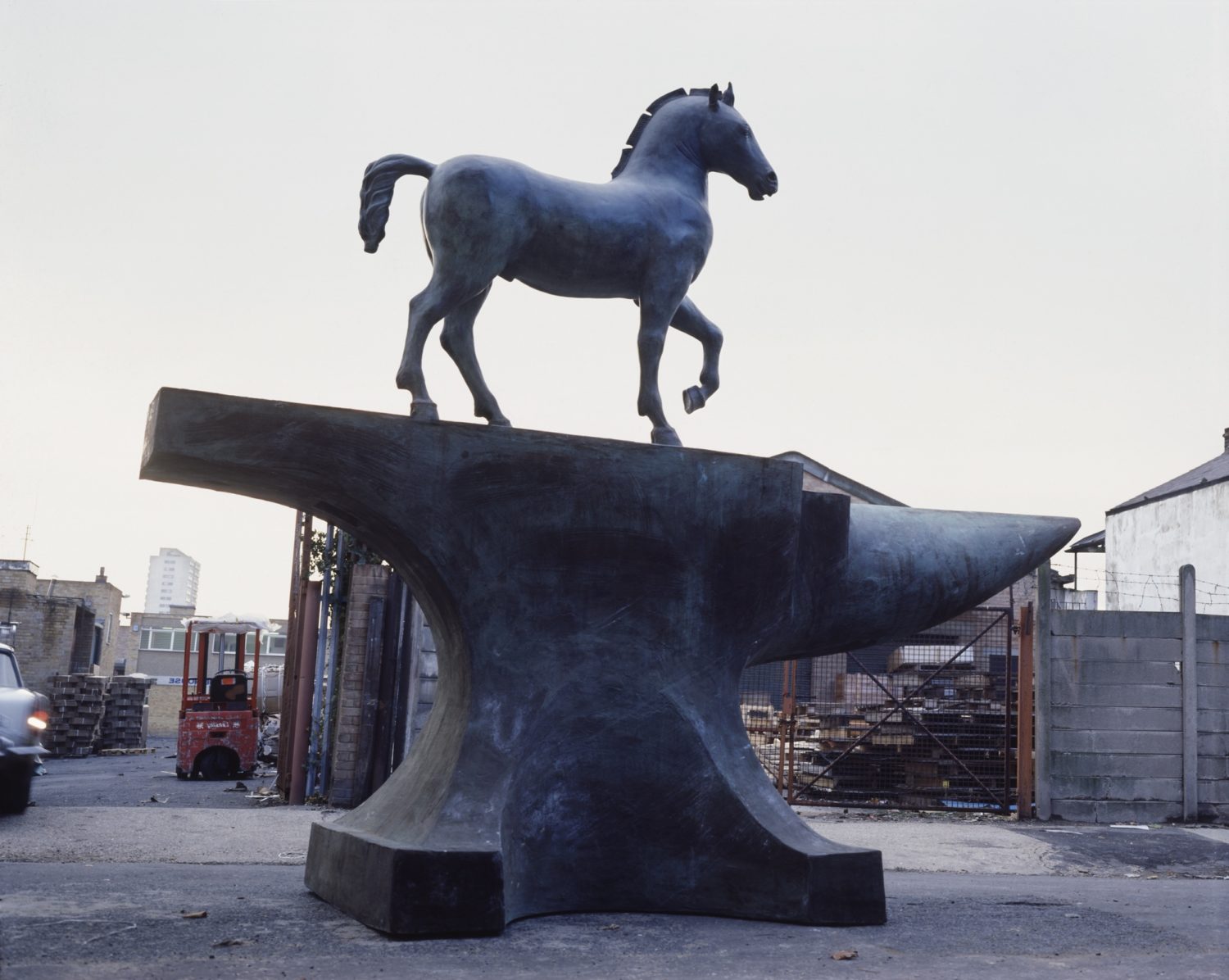 Untitled (horse on large anvil)
