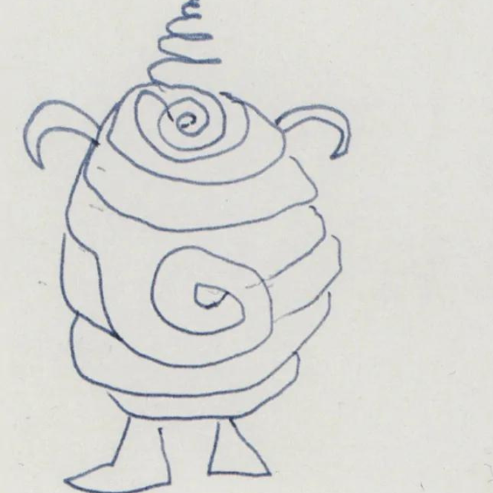‘Ubu sketch no.3: Pere Ubu’, 1974