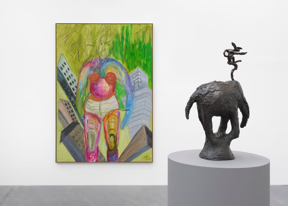 Barry Flanagan and Ursula Reuter Christiansen at von Bartha, Final week